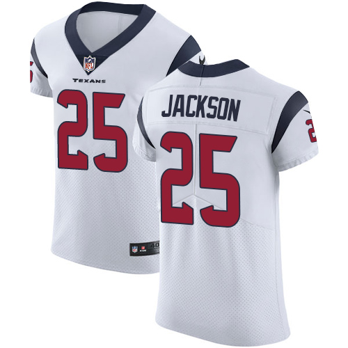 Nike Texans #25 Kareem Jackson White Men's Stitched NFL Vapor Untouchable Elite Jersey